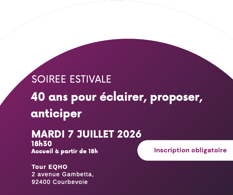 40 ans pour éclairer, proposer, nticiper